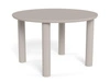 Stół okrągły Magee 120 cm szary nowoczesny do jadalni i salonu