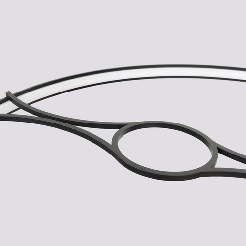 Żyrandol LED RIO BIO 110 czarny nowoczesny do salonu i jadalni Thoro 3000K