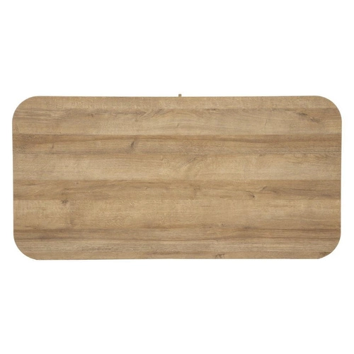 Stolik kawowy Colva prostokątny z półką i szafką boho do salonu Atmosphera 120x60 cm