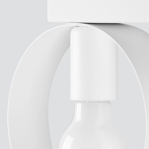 Plafon sufitowy TITRAN 2 biały nowoczesny metalowy do salonu i kuchni SOLLUX LIGHTING