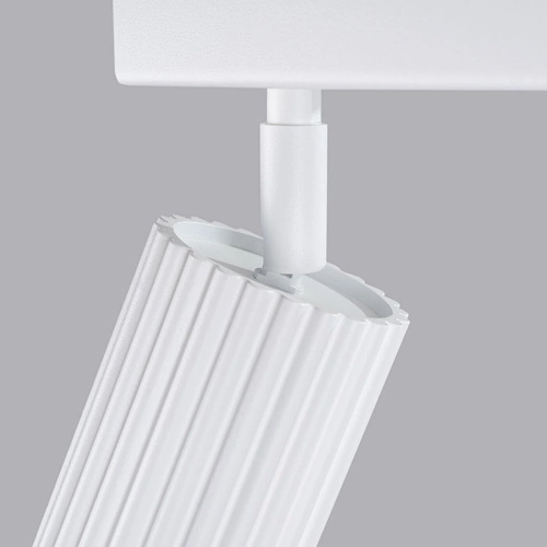 Plafon sufitowy biały KARBON 3L SOLLUX LIGHTING do salonu minimalistyczny aluminiowy regulowany