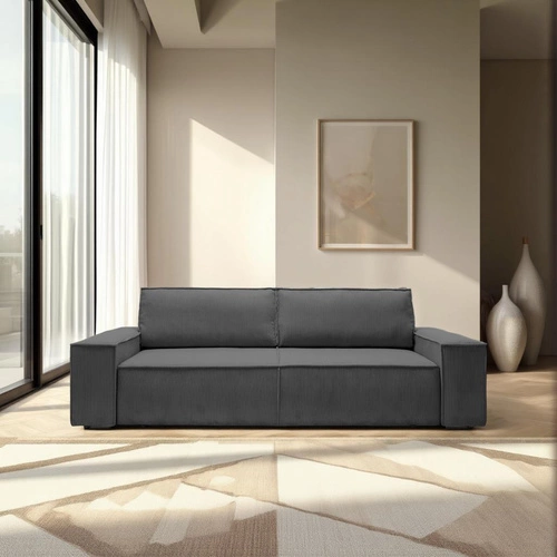 Sofa Molde sztruks szary ciemny Poso 60