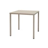 Stół kwadratowy metalowy Summer 80x80 cm beżowy nowoczesny do ogrodu, tarasu i jadalni SCAB Design