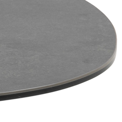 Stolik kawowy owalny czarny Barnsley L nowoczesny szklano-ceramiczny do salonu Actona