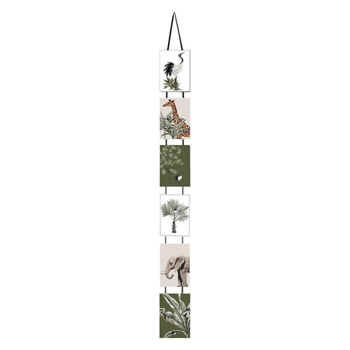 Ramka na 6 zdjęć 10x15 Atmosphera Gabor wisząca na ścianę boho biała multiramka