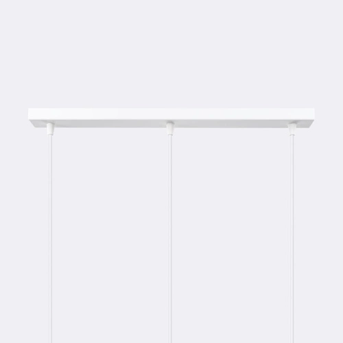 BRINA 3L nowoczesna biała lampa wisząca do salonu i jadalni potrójna SOLLUX