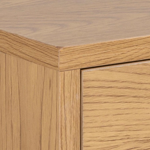 Szafka nocna Cholet wisząca 50 cm z szufladą w stylu skandynawskim Actona naturalny dąb