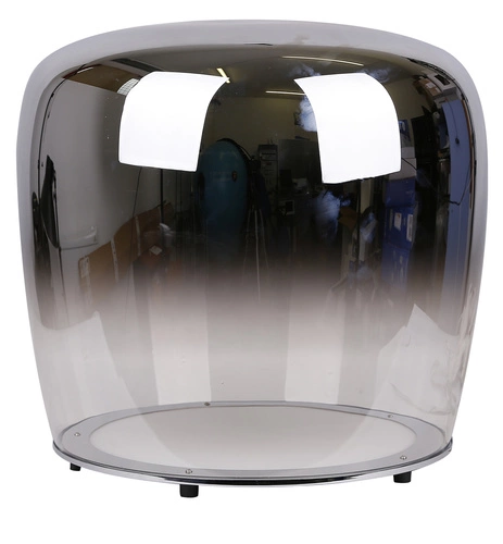 Lampka nocna LED Berloz nowoczesna czarna szklana do sypialni i salonu 43 cm Ledea