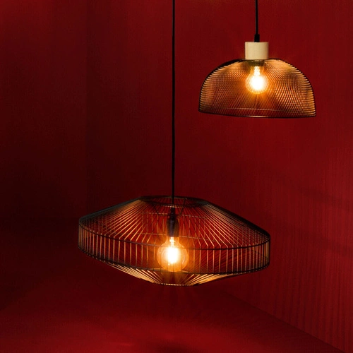 Lampa wisząca Sam czarna nowoczesna metalowa do salonu i jadalni 30 cm Atmosphera