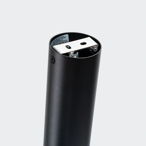 Plafon sufitowy NERO 22,5 czarny chrom nowoczesny metalowy do salonu i kuchni SOLLUX