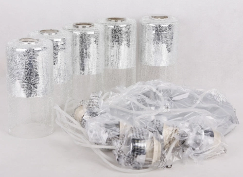 Lampa wisząca Libano 5x60W E27 okrągły  srebrny