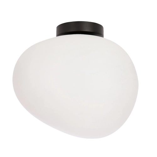 Lampa sufitowa STONES plafon 30cm 1x40W  E27 klosz biały