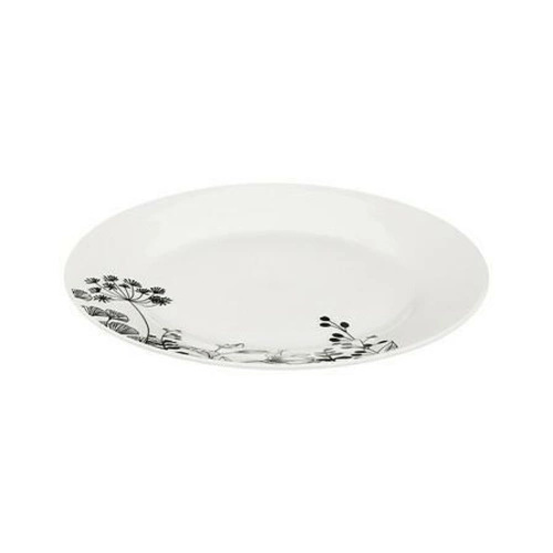 Zastawa stołowa 18-częściowa White        Floral biała