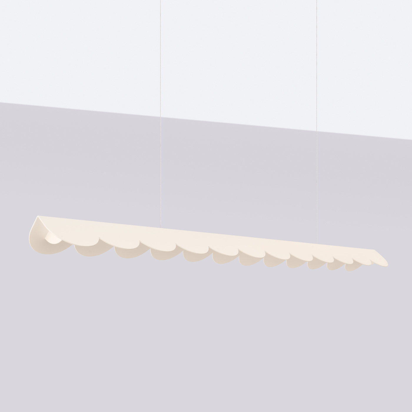 Lampa wisząca BISCUIT beżowa LED 4000K