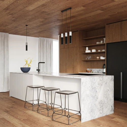 Lampa wisząca Borgio 2 czarna nowoczesna do salonu i nad stół loftowa cementowa