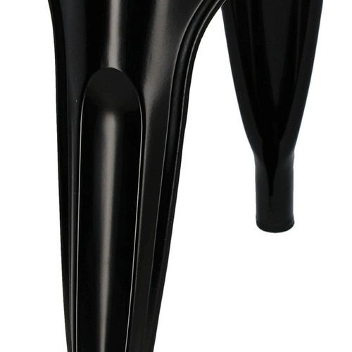 Krzesło metalowe Paris Arms inspirowane retro z podłokietnikami do jadalni i kuchni D2.DESIGN