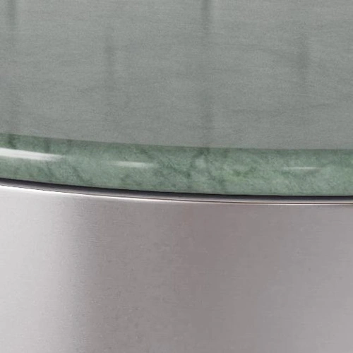 Stolik kawowy Cangas 80 cm okrągły marmurowy zielony nowoczesny Actona
