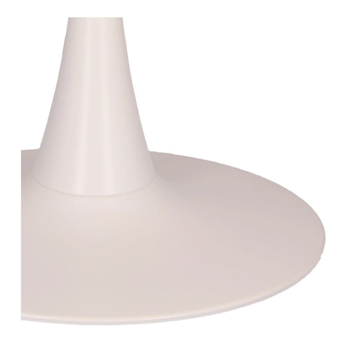 Stół okrągły do jadalni Simplet Skinny 80 cm dąb artisan biały nowoczesny na jednej nodze