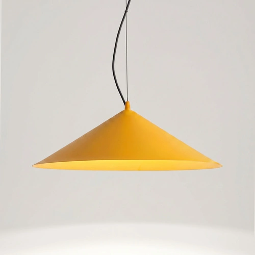 Lampa wisząca FINT LED żółta nowoczesna do salonu 1-punktowa