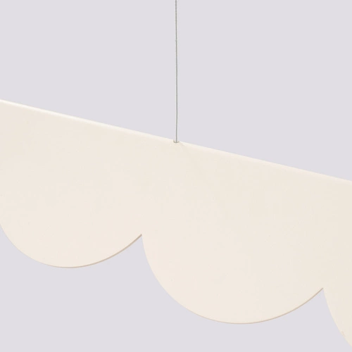 Lampa wisząca LED BISCUIT nowoczesna beżowa regulowana do salonu kuchni i jadalni