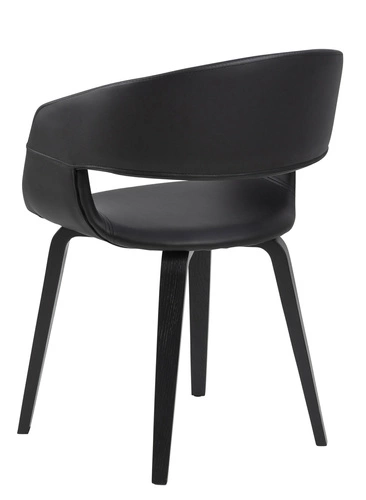 Krzesło Supernova czarne eko skóra        outleT