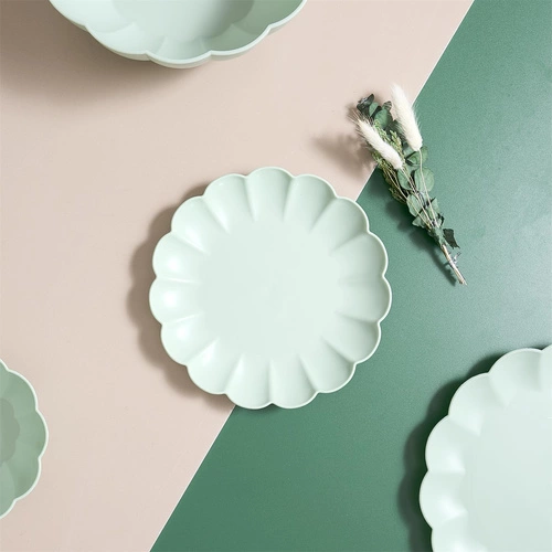 Talerz deserowy Iris 20,5cm zielony       jasny