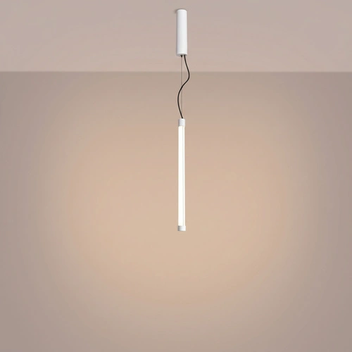 Lampa wisząca TRANG 50 biała LED nad wyspę regulowana nowoczesna