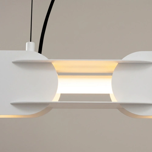 Lampa wisząca LED CHAIN 158 biała nowoczesna nad wyspę