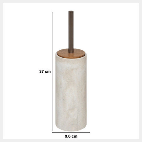 Szczotka do wc beżowa Come trawertyn nowoczesna do łazienki 5five simply smart