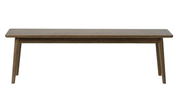 Barrali ławka drewniana do przedpokoju 150 cm dąb dymiony skandynawska