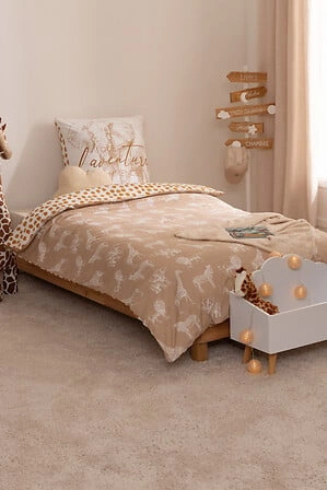 Komplet pościeli z nadrukiem Savana 140 x 200 cm