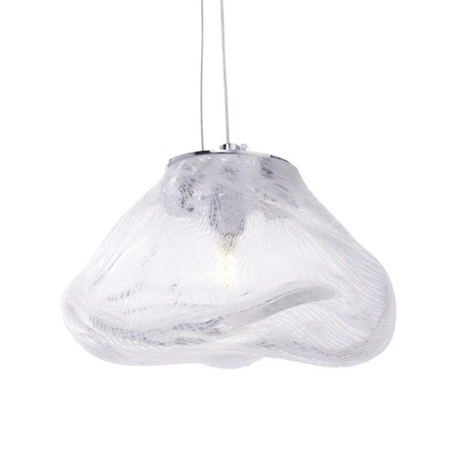 Lampa wisząca kula ICY transparentna 20 cm nowoczesna nad stół do salonu Step into Design
