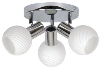 Lampa sufitowa Turno plafon 3x40W E14  chrom