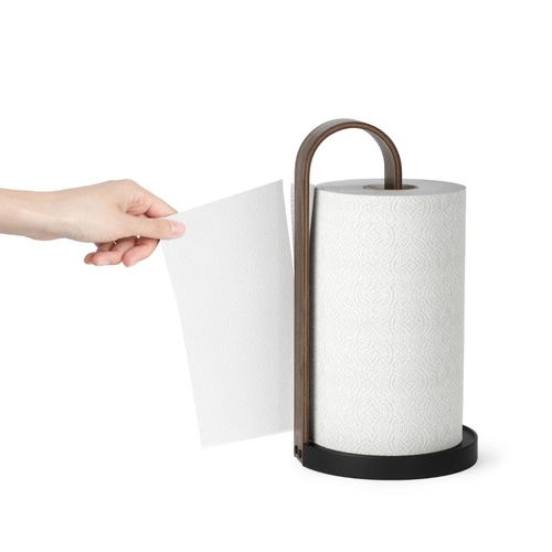 Stojak na ręczniki kuchenne Bellwood      orzech