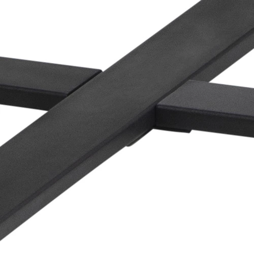 Stół okrągły do jadalni Amble czarny marmur glamour 110 cm nowoczesny Actona