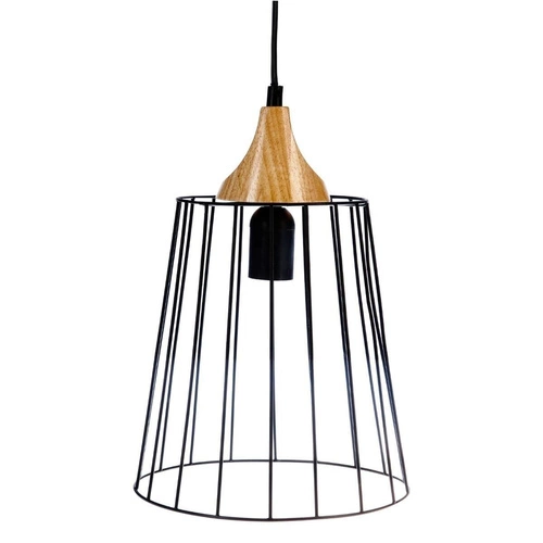 Lampa wisząca Nut czarna industrialna do salonu i kuchni Atmosphera 23 cm