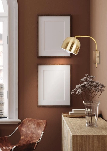 Kinkiet ścienny Rupi patynowy metalowy nowoczesny do sypialni i salonu CANDELLUX