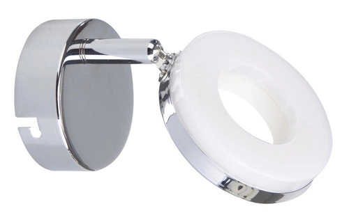 Kinkiet ścienny LED Thema chrom nowoczesny regulowany do sypialni i salonu CANDELLUX