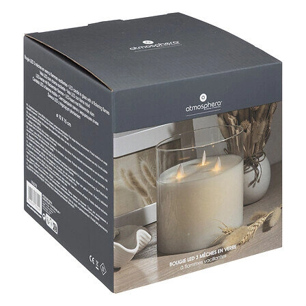 Świeca LED Sena 15 x 15 cm szklany słoik