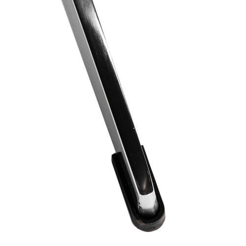 Podnóżek do fotela Jajo D2.DESIGN skórzany czarny obrotowy nowoczesny do salonu