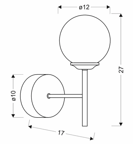 Kinkiet ścienny Best 2 chrom szklany klasyczny do salonu i sypialni CANDELLUX LIGHTING