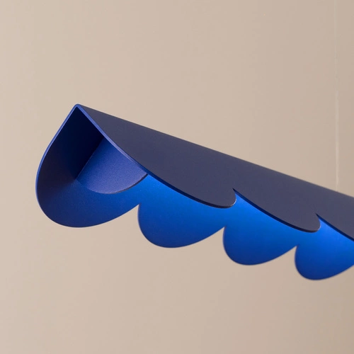 Lampa wisząca BISCUIT ultramaryna LED regulowana do salonu kuchni i jadalni Thoro