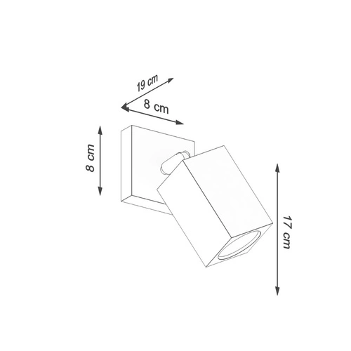 Kinkiet ścienny drewniany KEKE dąb nowoczesny do salonu i sypialni Sollux Lighting