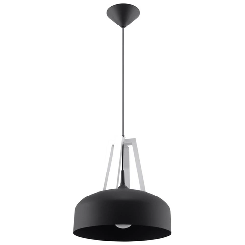 Lampa wisząca CASCO czarna/biała