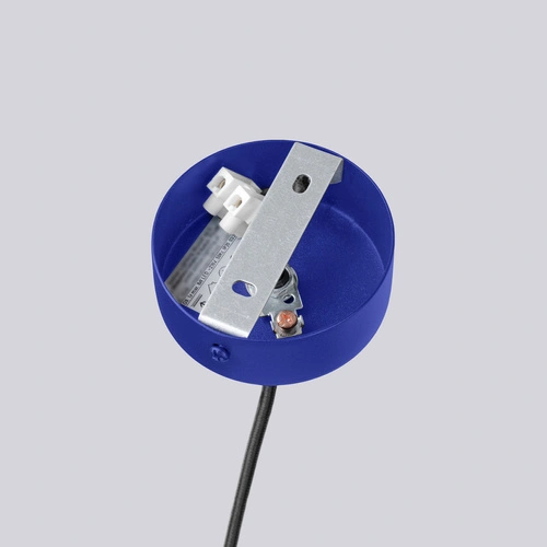 Żyrandol nowoczesny HALO 6 ultramaryna lampa sufitowa do salonu i jadalni