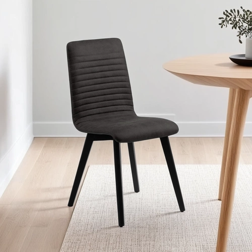 Krzesło Arosa Anthracite/ Black tapicerowane