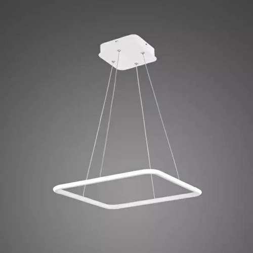 Lampa sufitowa LED kwadratowa 60 cm biała regulowana LEDowe Kwadraty do salonu Altavola Design