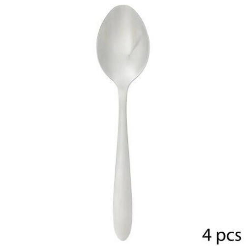 Zestaw 4 srebrnych łyżek obiadowych Nevis 5five simply smart stal nierdzewna zmywarka