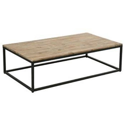 Stolik kawowy prostokątny loftowy drewniany Edena Atmosphera do salonu 115x65 cm