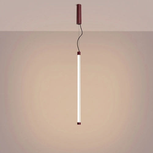 Lampa wisząca TRANG 75 burgund LED regulowana nad wyspę